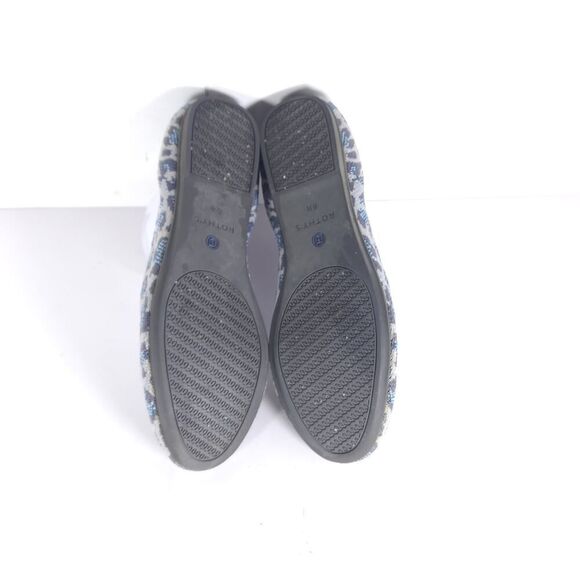 Rothy's Women's The Flat Round Toe US8,5 Spotted Leopard Textile Ballet Flats - Picture 11 of 12